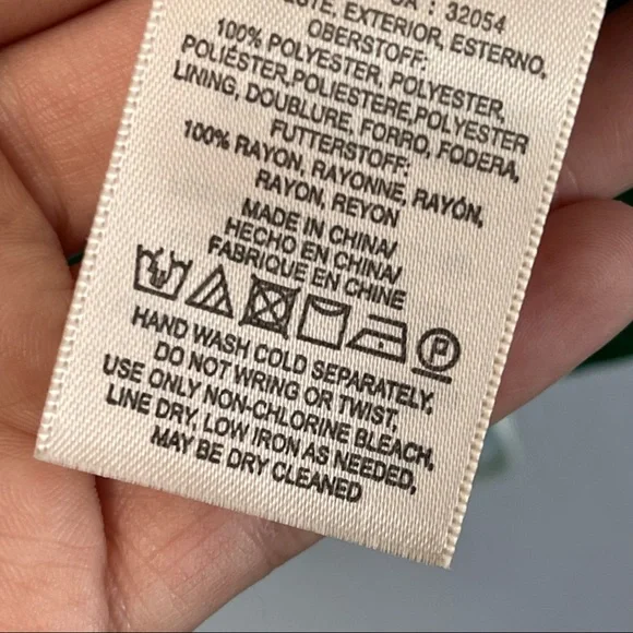 Anthropologie Maeve Claremont Pull On Pleated Midi Skirt Green Floral Size Small - Picture 5 of 6